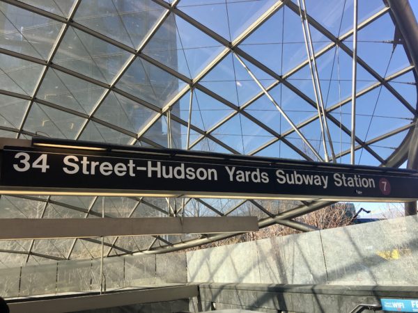 ハドソンヤーズ駅 hudson yards subway station