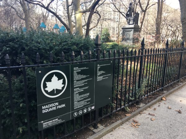 マジソンスクエアパーク madison square park